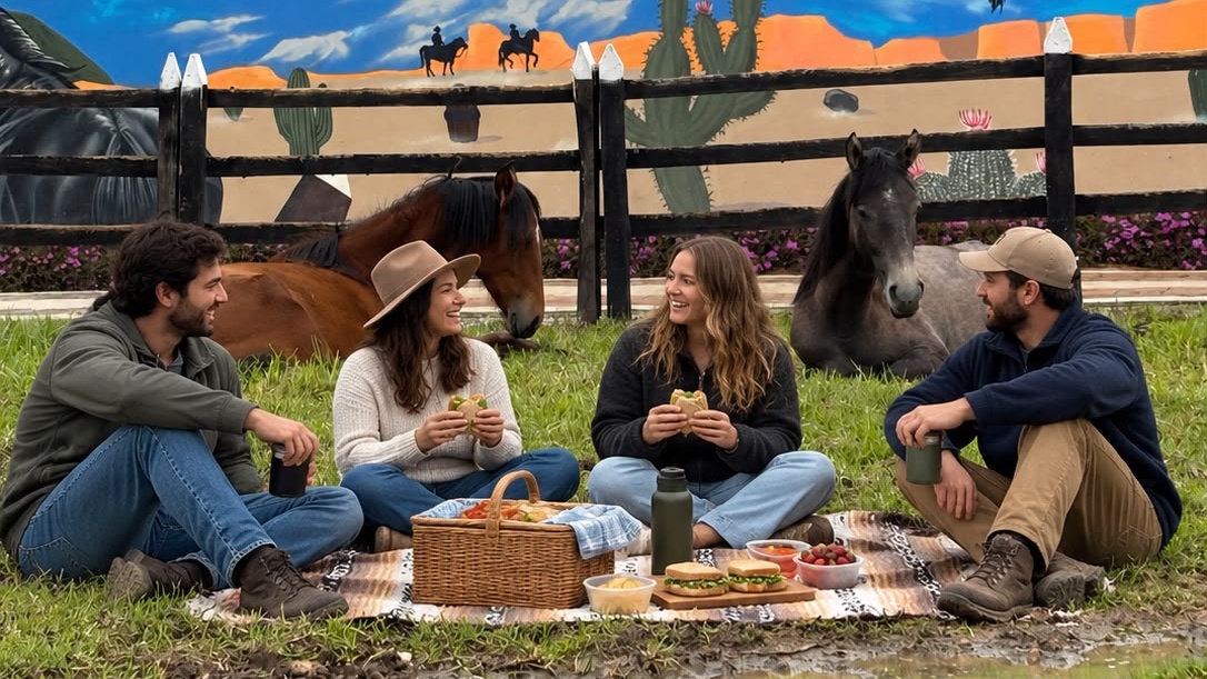 Picnic entre caballos: el mejor maestro