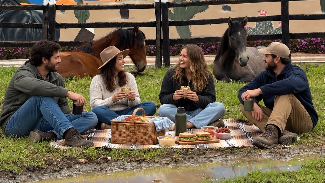Picnic entre caballos: el mejor maestro